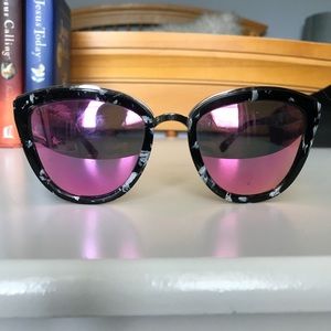 Diff rose sunglasses